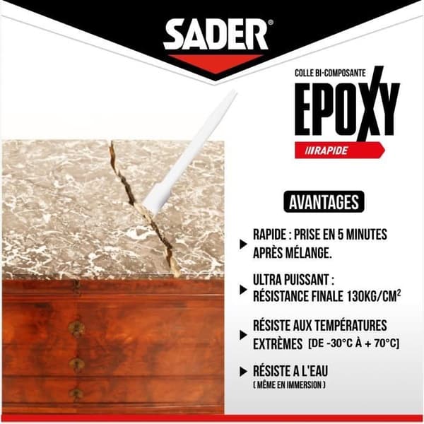 SADER Snabbt epoxilim - 25 ml