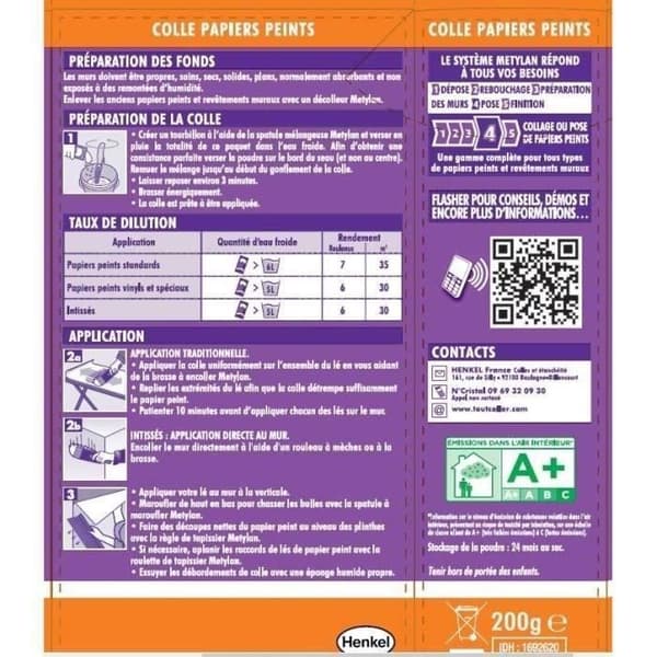Tapetlim - METYLAN - Alla papper - 200g Förp