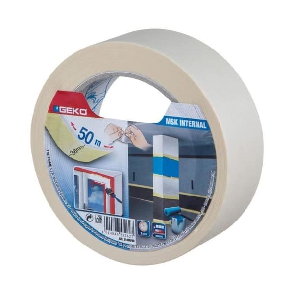 GEKO Universellt maskeringstejp - 38 mm x 50 m
