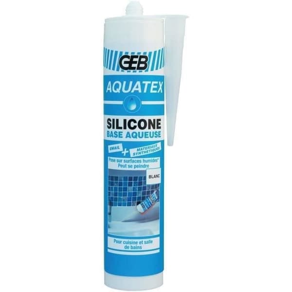 Mastic - GEB - Aquatex - 310ml - Vit - Vattenbaserad med fungicid