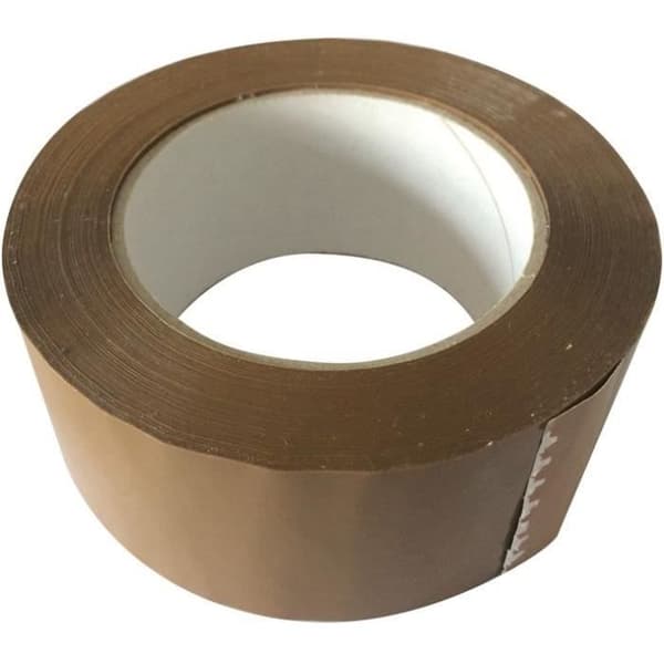 Förpackningstejp - GEKO - 50 mm x 132 m - Färg havana - Tyst - Såld styckvis