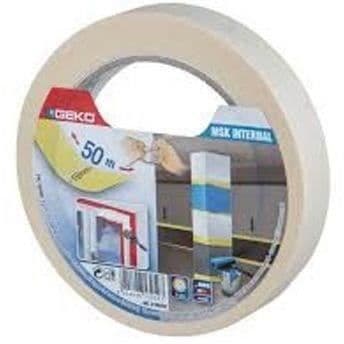 GEKO Universellt maskeringstejp - 19 mm x 50 m