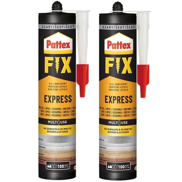 2x Pattex Fix Express 375g montagelim