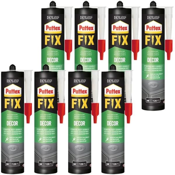 Klister - Pattex - Fix Decor - 380g - Vattentålig - Miljövänlig - Elastisk
