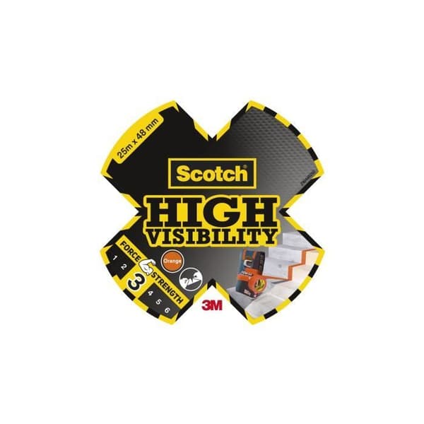 3M Universellt Reparationsnät Hög Synlighet - Orange - 25mx48mm