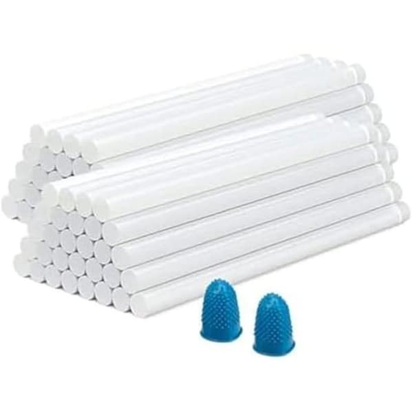 Smältlimstift - FERRESTOCK - Paket om 60 - D,7 mm - Längd 200 mm - Stark vidhäftningsförmåga