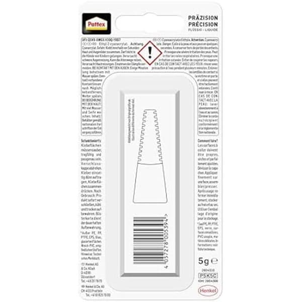 Instantlim - PATTEX - Precision - Extra stark - Vattentålig - 5 g