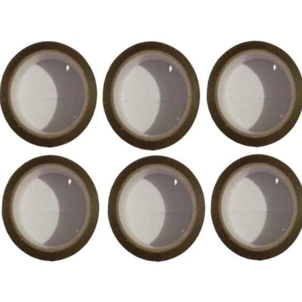 Tejp - Brun - Set om 6 - 66m x 48mm - Hög kvalitet - Mångsidig användning