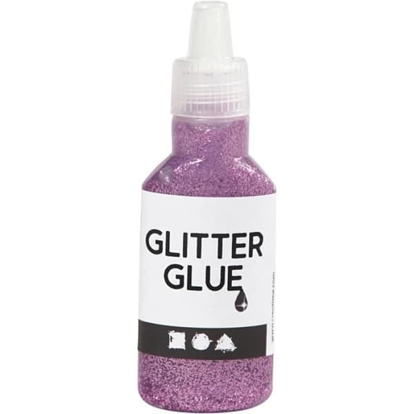 Glitterlim 25 ml - En enhet Lila