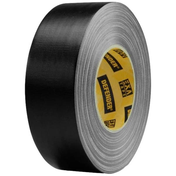 Svart tejp Adam Hall DEFENDER EXA-TAPE BM 50 ERGO-CORE DTEXABM50 (L x b) 50 m x 50 mm