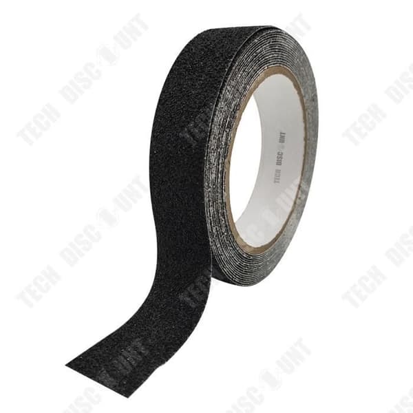 TD® Frostad Anti-Slip Tejp Svart PVC Halkfritt Halkfritt golv och trappor bredare och tjockare