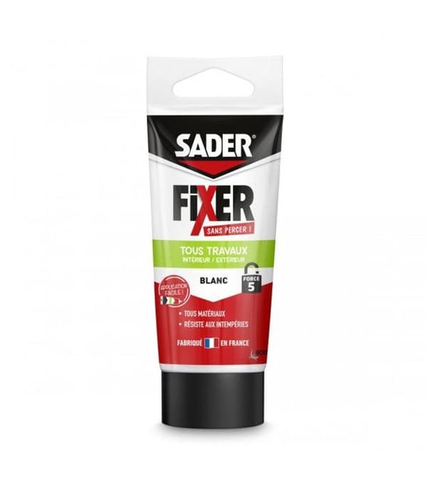 SADER - Fäste: Fästa utan att borra - Alla arbeten - Färg: Vit Förpackning: 50g