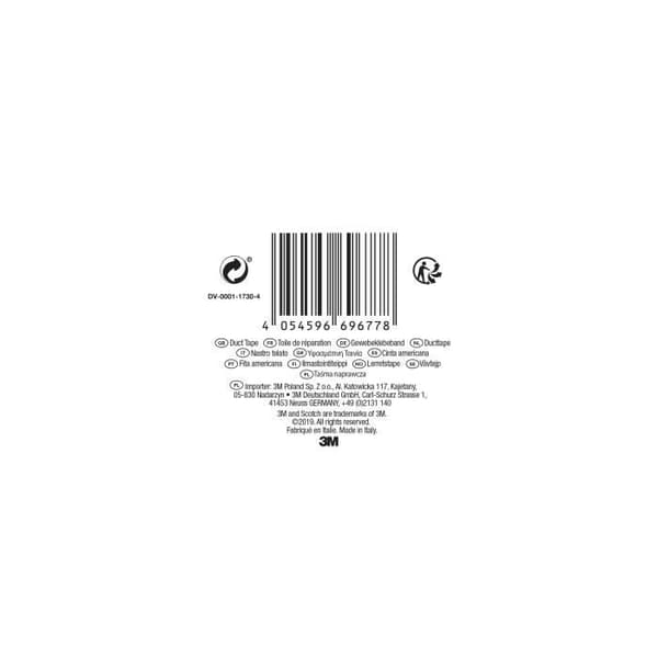 3M Universell Reparationsduk - Grå - 50mx48mm