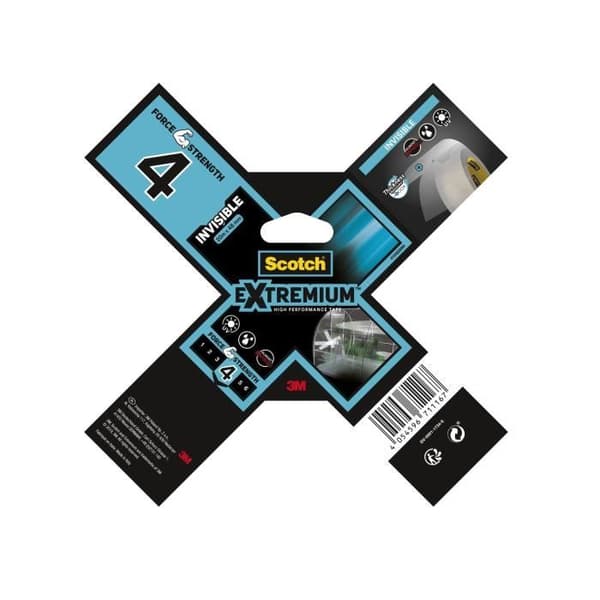 3M Extremium Invisible Reparationsduk - Transparent - 20mx48mm
