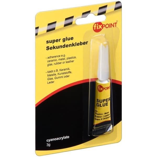 Tube 3 g Super Glue Cyanokrylat Doseringslock