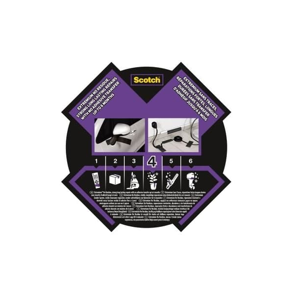 3M Extremium No Residue Reparationsduk - Grå - 18mx48mm