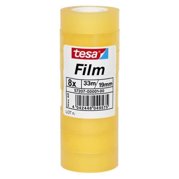 Tejprepp - TESA - tesafilm® standard - 33mm x 19mm - Osynlig - Mångsidig användning