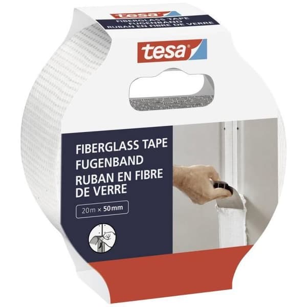 Bande de jonction - TESA - Fugenband 52512-00000-00 - Glasfiber - 20 m x 50 mm