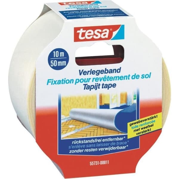 Dubbelhäftande tejp TESA - Spårfri borttagning - 10m x 50mm