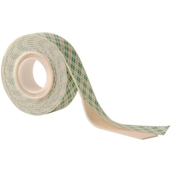 Dubbelhäftande tejp - 3M - 19 mm x 1,5 m - Stark vidhäftning - Mångsidig - Vit