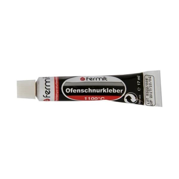 Högtemperatur eldfast lim för kaminer och tegel, kapacitet 17 ml.