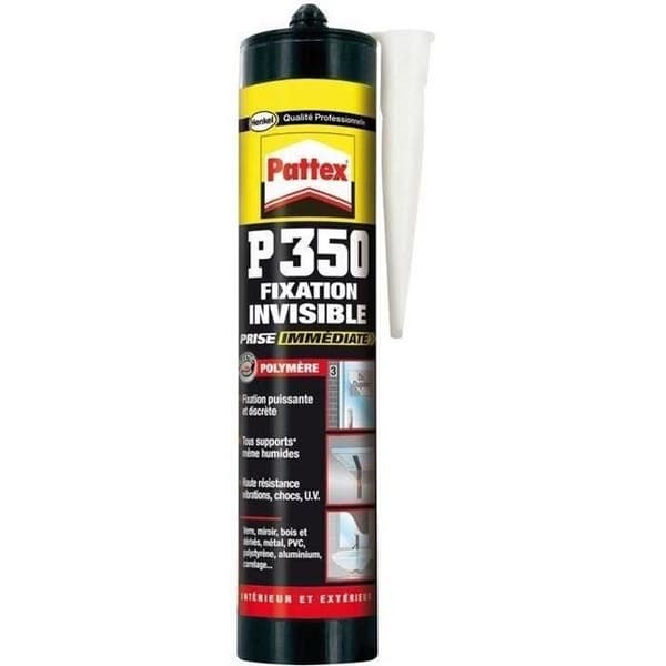Mastic P350 - osynlig fixering - omedelbar inställning - 294 g