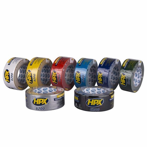 Tejp - HPX - CB5025 - Svart - Amerikansk duk - 48mm x 25m - Mycket hållbar