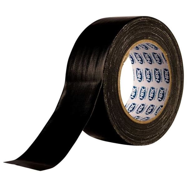 Tejp - HPX - CB5025 - Svart - Amerikansk duk - 48mm x 25m - Mycket hållbar