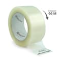 Miniatyrbild 2 av 4: Genomskinlig förpackningstejp - WAYTEX - 930709 - Bredd 50 mm - Längd 66 m - Förpackning med 6 rullar