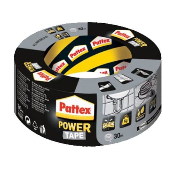 Självhäftande Power Tape grå 25 m - PATTEX - 1669220