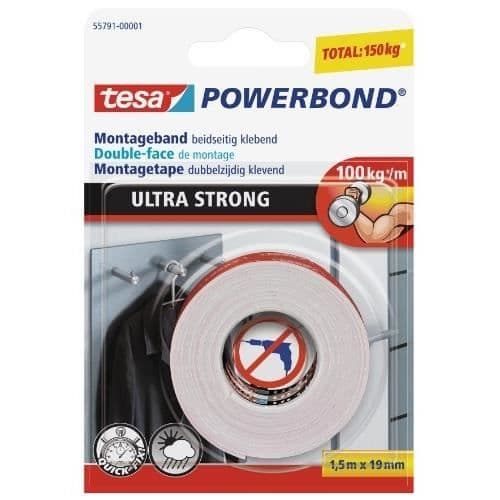 TESA 55791-00001-00 POWERBOND ULTRA STARK DUBBEL...