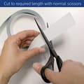 Miniatyrbild 5 av 6: Klistret metallband - MAUL - 2,5 m - Vit - Flexibelt för magneter - Tillverkat i Tyskland