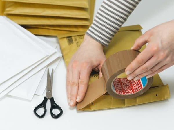 Limborste - Tesa klädsellimrulle - 58166-00000-00 - Förpackningstejpdispenser 66 m x 50 mm