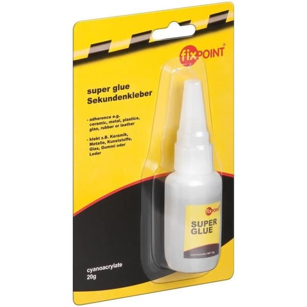 Super Glue flaska 20g extra stark lim cyanokryla