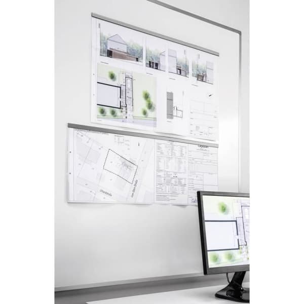 Magnetremsa - DURABLE - DURAFIX ROLL - Grå - (b x h) 5000 mm x 17 mm