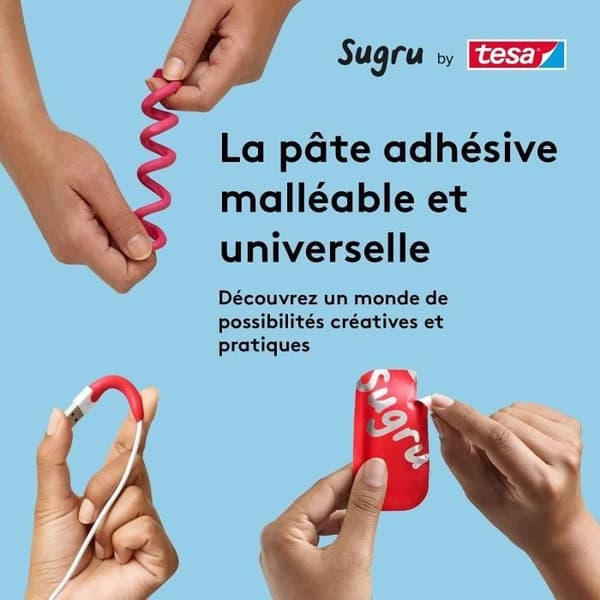 SUGRU formbar fixeringspasta grå 3x3,5g
