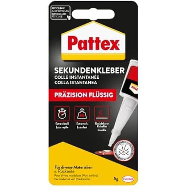 Instantlim - PATTEX - Precision - Extra stark - Vattentålig - 5 g