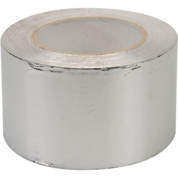 Aluminiumtejp - SILVERLINE - Brandbeständig - 50mm - Motståndskraftig mot höga temperaturer - Isolerande