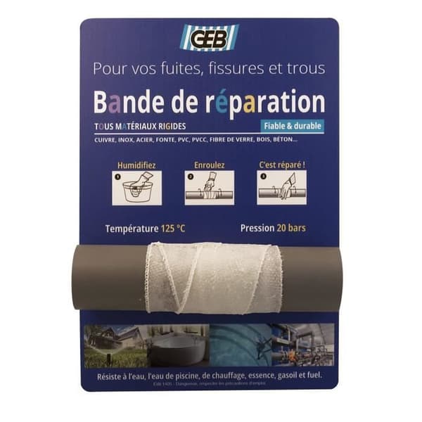 GEB Reparationstejp - 5 cm x 1,5 m