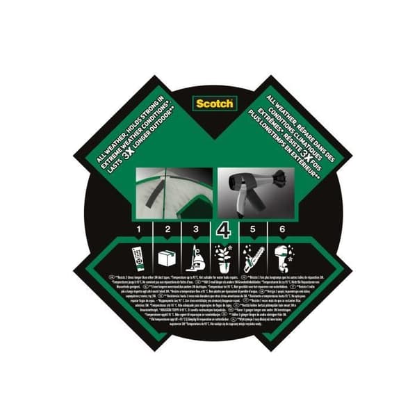 3M Extremium All Weather Repair Duk - Grå - 27mx48mm