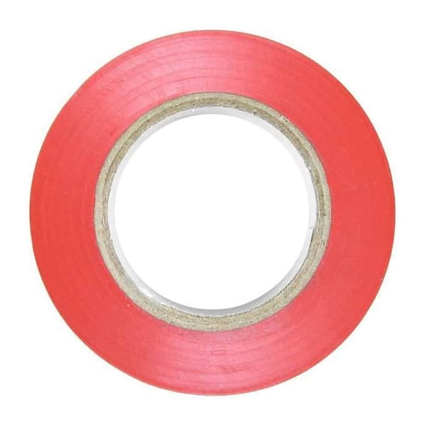 Isoleringstejp - Wolfpack - 20 m x 19 mm - Röd - PVC - Hemmaanvändning