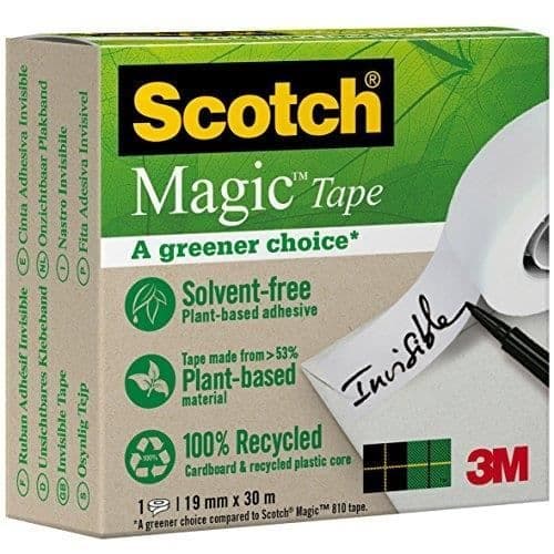 Genomskinlig matt cellulosaacetat tejp - SCOTCH - 19 mm x 30 m