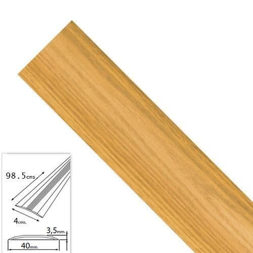 Självhäftande fogskydd för mattor aluminium ek 98,5