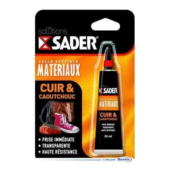 Läder och gummilim - SADER - Omedelbar inställning - 30 ml