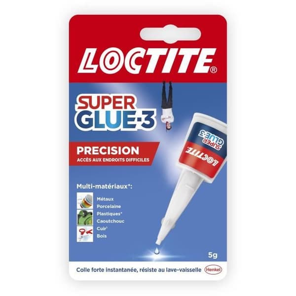 Syanoakrylaattiliimat - LOCTITE - SUPERGLUE-3P - Tarkkuusliimat - 5 g pullo