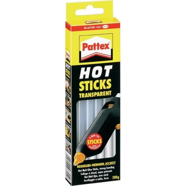 Klistick - PATTEX - PTK6 - 11 mm - Transparent - Snabb och hållbar vidhäftning