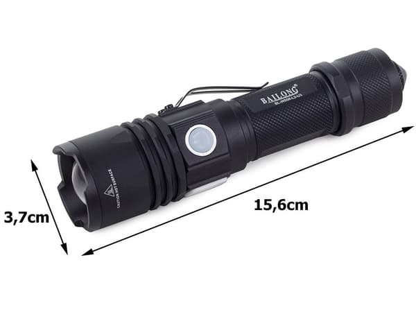 Ficklampa / Taktisk LED-lampa - XM-L3-U3