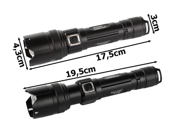 Ficklampa / Taktisk LED-lampa - XHP99