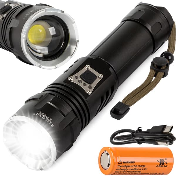 Ficklampa / Taktisk LED-lampa - XHP160