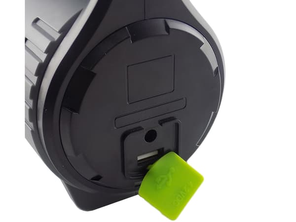 LED-ficklampa med Handtag & Powerbank
